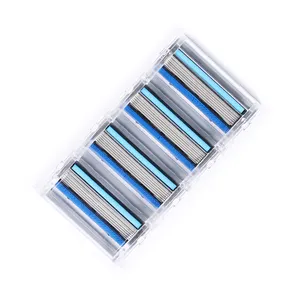 6 Blade Razor Head With A Trimmer Super Stainless Steel High Quality 6 Blades Shaving Razor Cartridge For Replacement