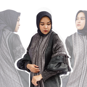 Vestido de mujer musulmana elegante de moda Premium Abaya Ceruti materiales personalizados transpirable atemporal elegante Premium - Product Image 1