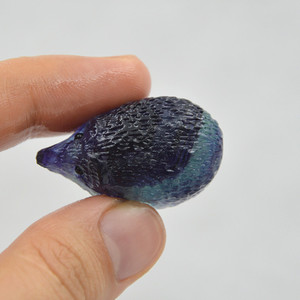 36*21*15mm Petite sculpture sur pierre de <span class=keywords><strong>Fluorite</strong></span> naturelle Hérisson sculpture pour <span class=keywords><strong>la</strong></span> décoration intérieure - Product Image 3