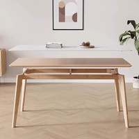Table à manger en bois ovale de 6 places de Style rétro français nordique avec des chaises ensemble de meubles de cuisine pour le dîner à la maison de Restaurant
