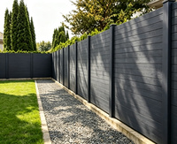 Panneaux de clôture en aluminium décoratifs modernes pour l'extérieur, persiennes métalliques personnalisées pour l'intimité