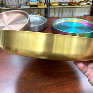 304 vassoio ghiaccio <span class=keywords><strong>in</strong></span> acciaio inox monouso <span class=keywords><strong>in</strong></span> metallo Sashimi pesce piatto giapponese pesce ghiacciato piatto di <span class=keywords><strong>salmone</strong></span> pieno d'acqua per feste - Product Image 3