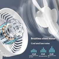 Mini ventilateur de bureau portable Rechargeable USB bureau étudiant petit ventilateur avec batterie pour une utilisation intérieure et extérieure