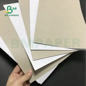 재생된 펄프 230gsm 에 1300gsm CCNB 이중 종이 회색 뒤 널