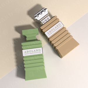 ขวดน้ำหอมแก้วดีไซน์พิเศษขนาด 100 มล. พร้อมหัวฉีดแบบปั๊ม ฝาขวดปรับแต่งได้ พิมพ์ลายบนพื้นผิว บรรจุภัณฑ์พรีเมียมพร้อมกล่อง - Product Image 2