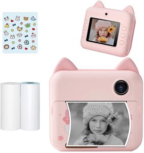 <strong>Pink</strong> Girls Gift <strong>Camera</strong> Child Print Instant Thermal Wifi Graffiti DIY Photo Sticker Digital <strong>Camera</strong> <strong>Kids</strong> - Product Image 1