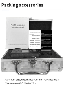 Bán Hot Oxy O2 duy nhất phát hiện rò rỉ khí di động nhạy cảm khuếch tán O2 Đồng hồ đo khí LCD màn hình phân tích oxy - Product Image 5