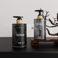 XINDE OEM ODM couleur personnalisée impression luxe PET 500ml soin des cheveux emballage cosmétique lavage à la main vide lotion pour le corps shampooing bouteille