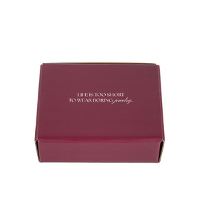 Boîte cadeau en carton ondulé pliable personnalisée avec couvercle rabattable pour l'emballage de cosmétiques, de soins de la peau, de bijoux, présentoir de vente au détail - Product Image 4