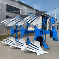 Arado Reversible de Tres Pliegues Pioneer 3 para Tractor, de Bajo Consumo, con Control Hidráulico para Maquinaria Agrícola de Labranza Eficiente