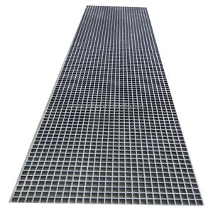Grille moulée en fibre de verre FRP GRP durable pour les plateformes de stations d'épuration des eaux usées, passerelle, plancher - Product Image 3
