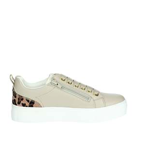 Zapatillas Deportivas para Niña 4Us Paciotti, Color Taupe con Estampado de Leopardo, Estilo para Caminar - Product Image 3