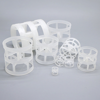 Anillos de Pall de Plástico Industriales de 25mm, 38mm, 50mm, Embalaje Aleatorio para Gas, Endulzante, Absorción de CO2, Larga Vida Útil, Excelente
