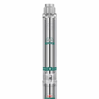 Pompe d'irrigation agricole submersible en acier inoxydable de grande capacité 1,5 CV pour puits profonds
