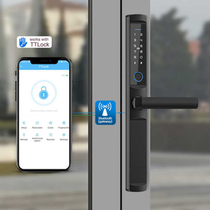 Deluns Beste Sicherheit Digitales elektrisches Türschloss RFID-Karte Tuya APP Finger abdruck Intelligentes Türschloss für Home Hotel Airbnb - Product Image 5