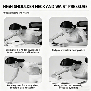Adjustable Durable Breathable Nylon Cotton <strong>Posture</strong> Corrector Back Brace For Men Women Fitness Shoulder Back Support Belt Pull-On - Product Image 3