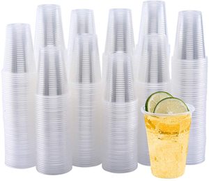 Factory Direct Sale 95 Caliber Transparent PLA 20oz 16oz 12oz 9oz Disposable Plastic Cup With Dome Lid