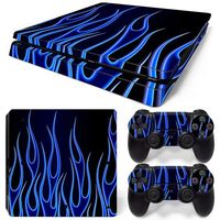 Autocollants intégraux pour console de jeu compatibles PS4 Slim, film ciel étoilé, autocollants latéraux ciel étoilé, accessoires, autocollants pour manettes