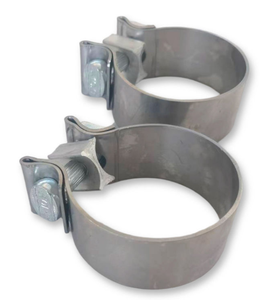 Universelle Edelstahl 304 Polierte Bingchuan Verstellbare Lap-Joint-Auspuff-Bandschelle für 2,0 2,5 3,0 Zoll Schalldämpferrohr - Product Image 5