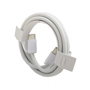 Cavo di ricarica e dati in nylon intrecciato CE FCC, da <span class=keywords><strong>Type</strong></span>-<span class=keywords><strong>C</strong></span> a <span class=keywords><strong>Type</strong></span>-<span class=keywords><strong>C</strong></span>, per iPhone 15 16 17 Pro Max - Product Image 1