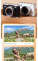 Mini caméra de poche pour enfants avec double écran, capteur CMOS 4K, caméra rétro portable pour le sport en plein air, prise en charge des cartes