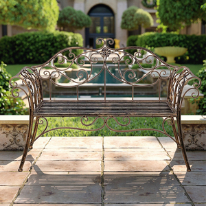 Zhongpin <span class=keywords><strong>Garden</strong></span> Supplies Vintage Antique Bronze Rocking Entrance Modern Led Outdoor Wedding Horse <span class=keywords><strong>Metal</strong></span> <span class=keywords><strong>Garden</strong></span> Banco al aire libre - Product Image 4