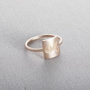 Inspire Stainless Steel Jewelry Personalized Custom Engraved <strong>Dainty</strong> <strong>Ring</strong> Everyday Statement <strong>Ring</strong> Minimalist Stacking <strong>Ring</strong> - Product Image 2