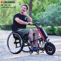 Kit de fauteuil roulant pour personnes handicapées Handbike Trike Handcycle avec 15Ah Batterie Walker & Rollator Produit