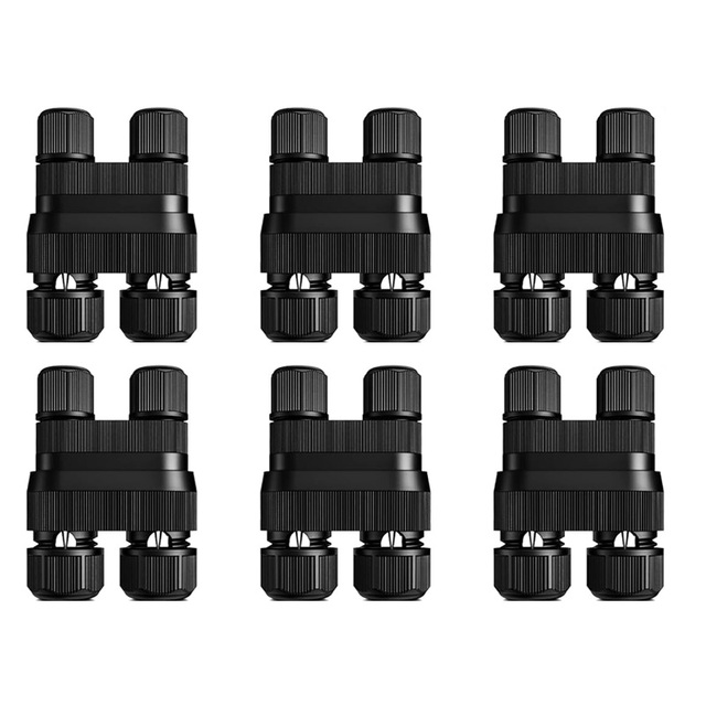 Landscape Light Waterproof Low Voltage Wire Connector 12-18 Gauge 2P Power Pin for Pathway Lights