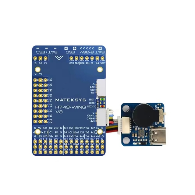 MATEK H743-WING V3 ArduPilot INAV 3-8S H743 Flight Controller FC 30.5X30.5mm for RC Multirotor Fixed-Wing Drones FPV Drone BOM