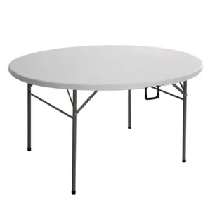 高品质耐用定制时尚低价奢华咖啡用餐户外圆形折叠桌