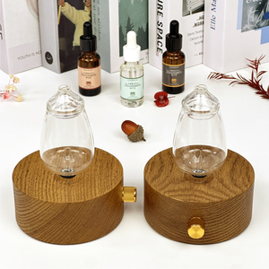 Atomizador difusor de fragancia para el hogar de madera de roble rojo con botella de vidrio - Product Image 3