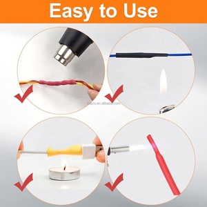 ชุดท่อหดแบบใช้ความร้อน 580/560 ชิ้น วัสดุ EVA มี 6 สี 11 ขนาด - เหมาะสำหรับฉนวนไฟฟ้า การซ่อมแซม และการเชื่อมต่อสายไฟ - Product Image 2