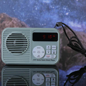 Multi Function Factory OEM Mini Portable FM Radio with LCD Display BT <b>Speaker</b> TF Card MP3 Player <b>USB</b> Rechargeable Pocket Radio - Product Image 5