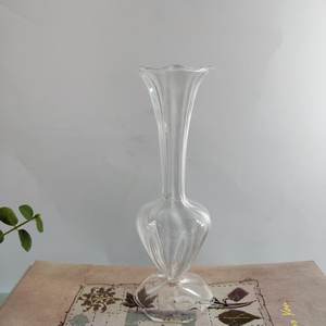 थोक हाथ में स्पष्ट ग्लास बड vase लंबी डेको शैली के न्यूनतम घर सजावट के पुष्प प्रदर्शन छोटे हाइड्रोपोनिक ग्लास वेस - Product Image 4