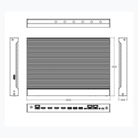 Mini Pc Intel Core I3 1215U I5 1235U I7 1255U Procesador con 5HDMI DDR4 64GB Industrial Fanless Mini Pc Windows 11 SATA SSD Pcs
