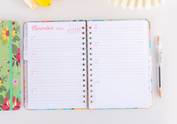 2025-2026Carnet de notes impression personnalisée agendas en cuir catalogue reliure à spirale organisateur couverture rigide Journal cahier planificateur journal G