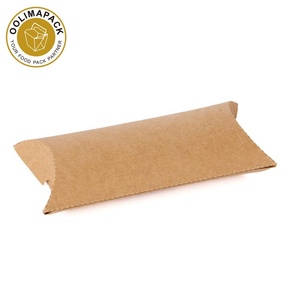 Bán Buôn Quà Tặng Hộp Giấy Bánh Thực Phẩm Kraft Container Sinh Thái Thân Thiện Kẹo Gối Hộp - Product Image 5