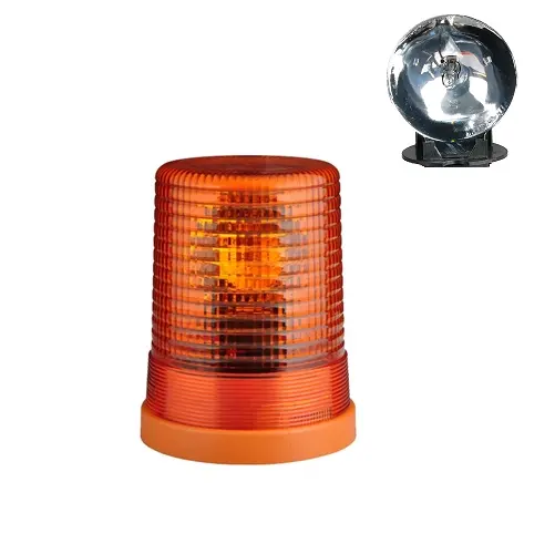 Hot-sale 12v 24v Warning Strobe Lamp Heavy Duty Off road Truck Ambulance Waterproof Halogen Bulb Rotating LED Beacon Light