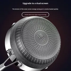 Yukihira 316 sartén antiadherente multifuncional de acero inoxidable alemán, sartén moderna para el hogar para suplementos alimenticios para bebés, freír - Product Image 3