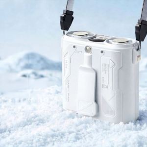 Ite & Ice Compress 16000Rpm Portable Waist Hanging <b>Fan</b> Outdoor Travel Construction Wearable Cooling Device - Product Image 1