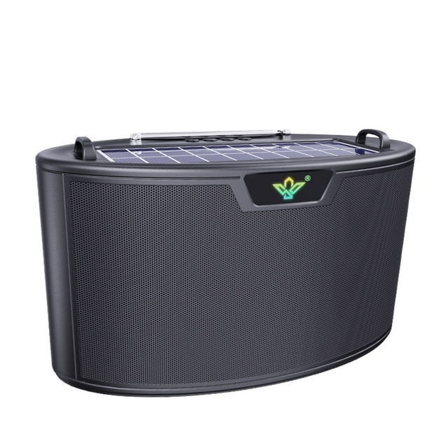 High-End Portable Impact  Speaker Cross-Border Electronic Product RGB LED Lighting Solar Radio Battery Power Source