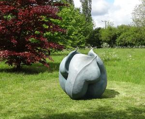 Flor Bud personalizado al aire libre Metal figurativo jardín arte bronce escultura - Product Image 3