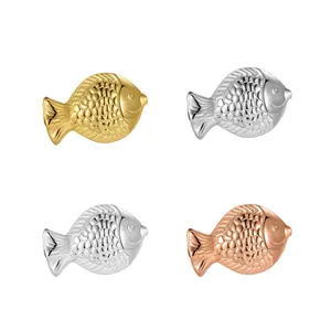 Offre Spéciale 925 entretoises en argent Sterling perle accessoires bricolage creux koi pendentif en forme de poisson pour la fabrication de bijoux fournitures