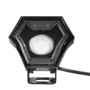 ไฟสปอร์ตไลท์รูปหกเหลี่ยม LED รุ่นใหม่ ขายดี ไฟตัดหมอก RGB สำหรับรถยนต์ รถบรรทุก มอเตอร์ไซค์ รุ่น MO-237 รับประกัน 1 ปี - Product Image 1