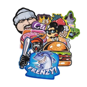 Smell Proof Exotic Holographic Boom Bubble 3.5g Custom Printed Die Cut Food Grade Resealable Stand Mylar <b>Pet</b> Food Chewing Gum - Product Image 4