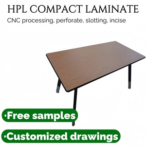 Tavolo da Banchetto Pieghevole <span class=keywords><strong>a</strong></span> Spirale/Crescente per Esterni in Laminato Compatto HPL Effetto Legno - Product Image 2
