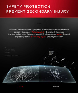 Phim cách nhiệt nano gốm siêu nét, mẫu miễn phí, cản tia UV 99%, phim cách nhiệt ô tô PET Carbon, chống nắng phân cực - Product Image 4