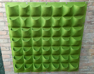 Bolsas de cultivo de plantas de jardín de pared verde Vertical al aire libre de 36 bolsillos, bolsa colgante de plantas para apartamentos - Product Image 1