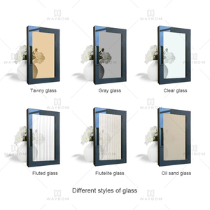 Waybom grand inventaire profils de porte d'armoire ouverts avec charnières à air pour la maison profils d'armoire en aluminium avec charnières à air - Product Image 5